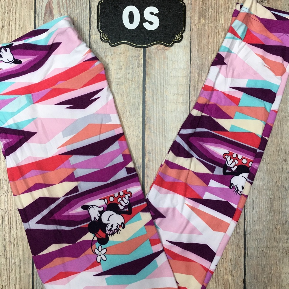 LuLaRoe OS Minnie Mouse Disney Leggings